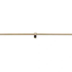 Brede spuitstang, messing, 100 cm